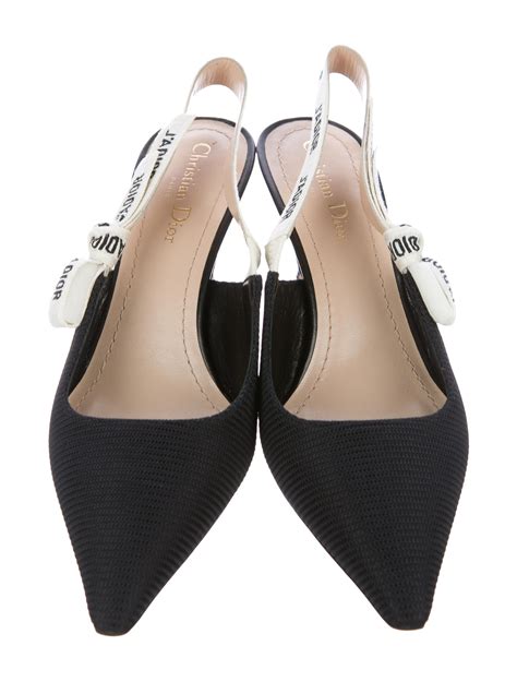 j'adior dior slingback shoes.